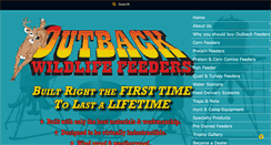 Desktop Screenshot of outbackfeeders.com